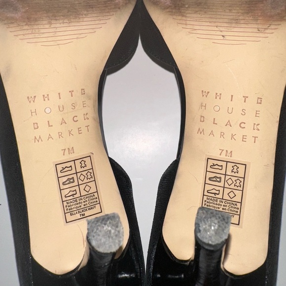 White House Black Market Ella Black Wavy size 7M - Picture 6 of 6